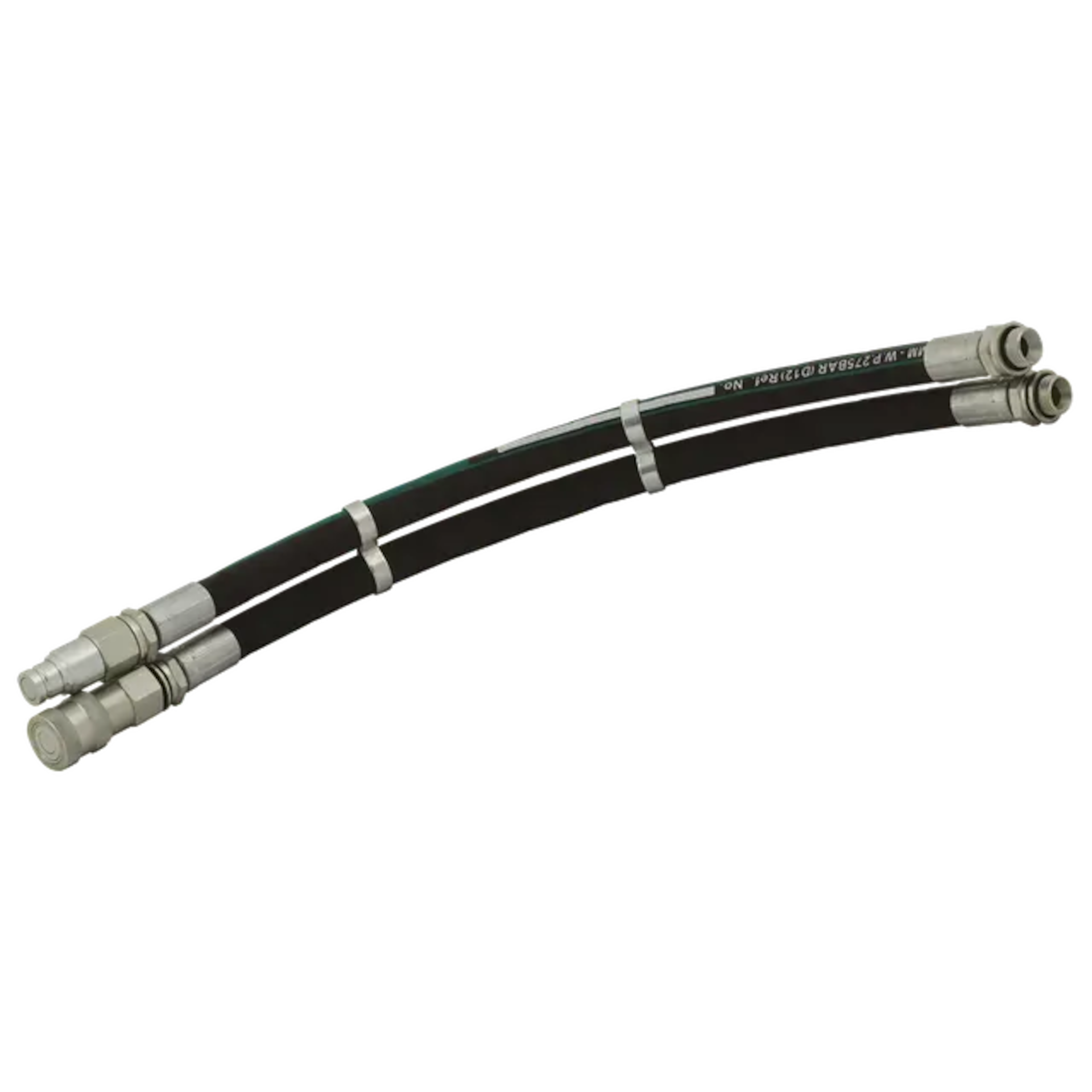 FT Pro 1/2" BSP Male X 23.1MM OD X 1/2" ID Hydraulic Hose Assembly