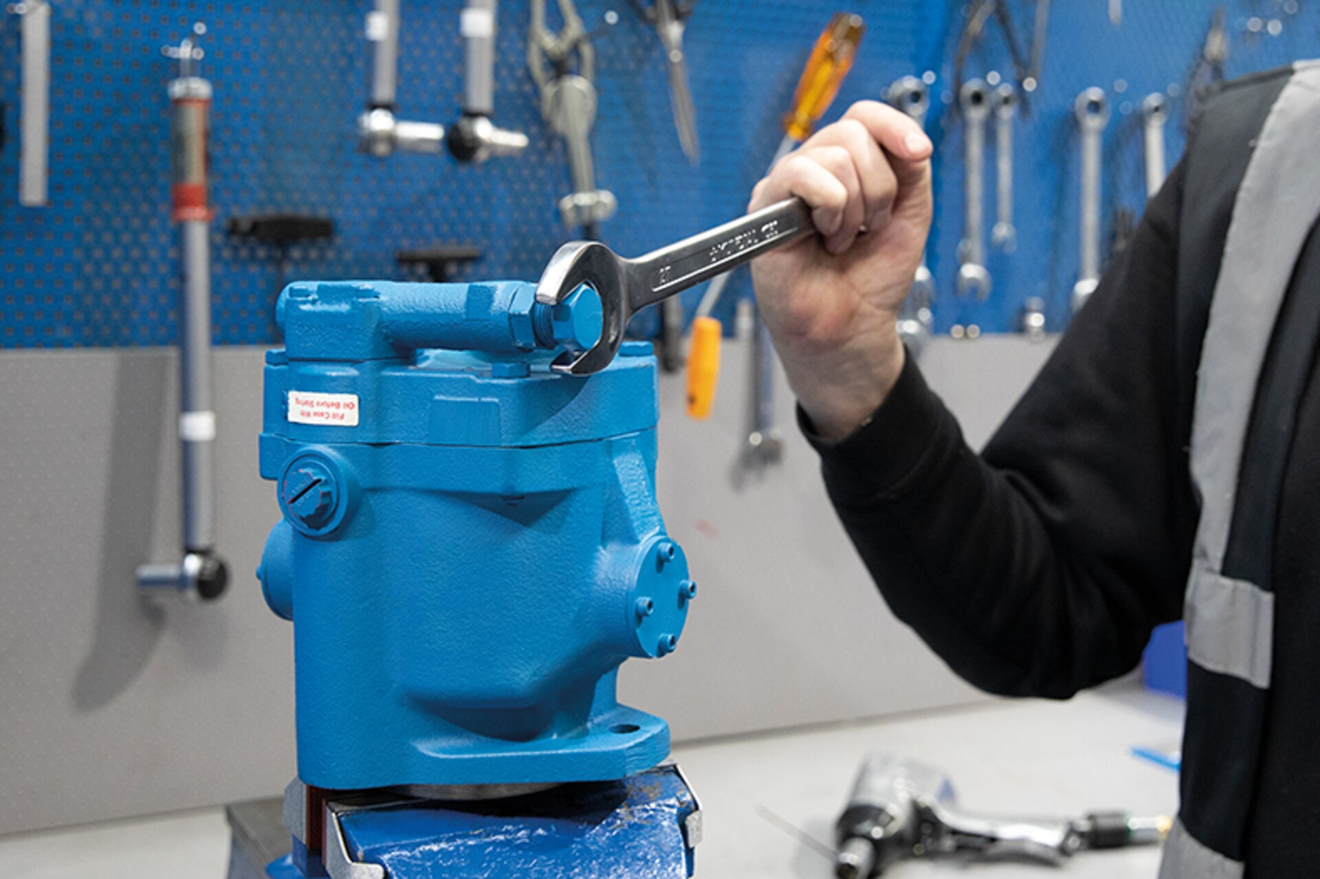 engineer with a spanner