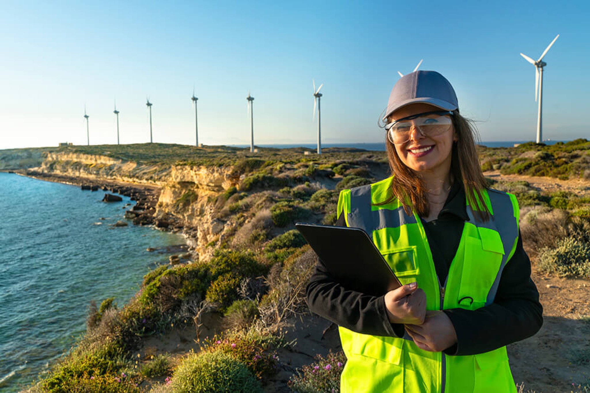 Renewable Energy Female Engineer
