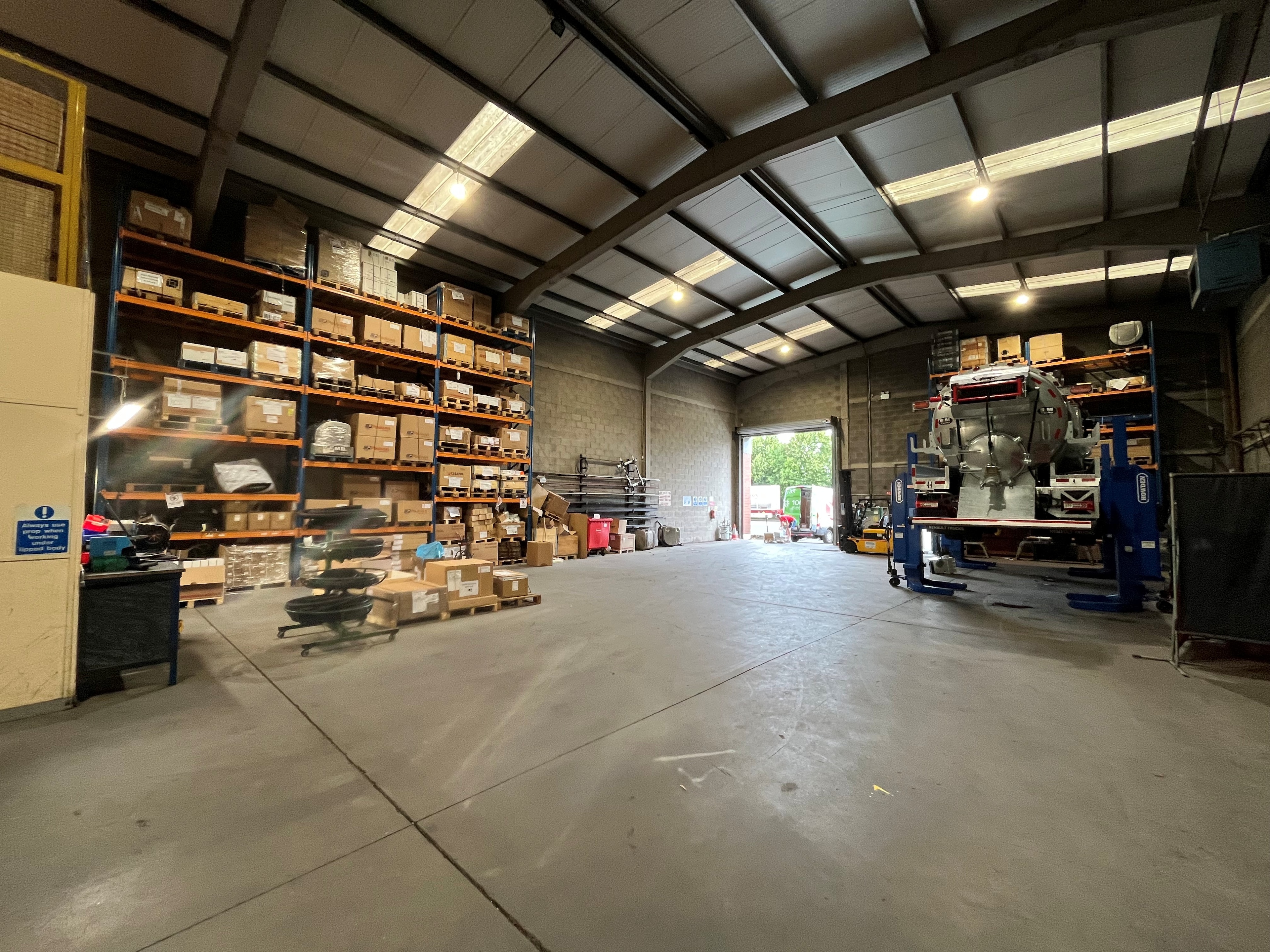 Dublin interior with shelves