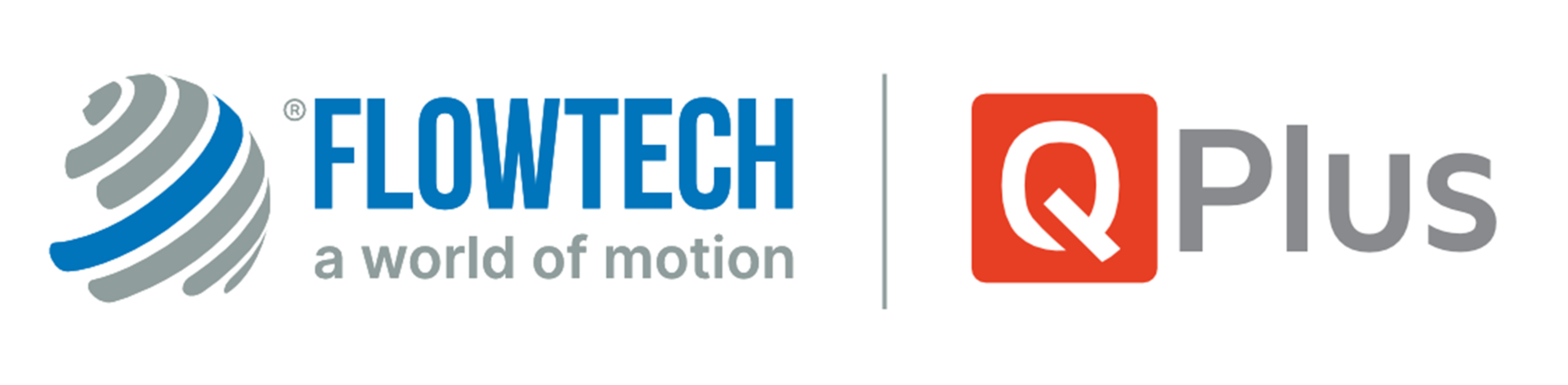 Flowtech and Q Plus Logos