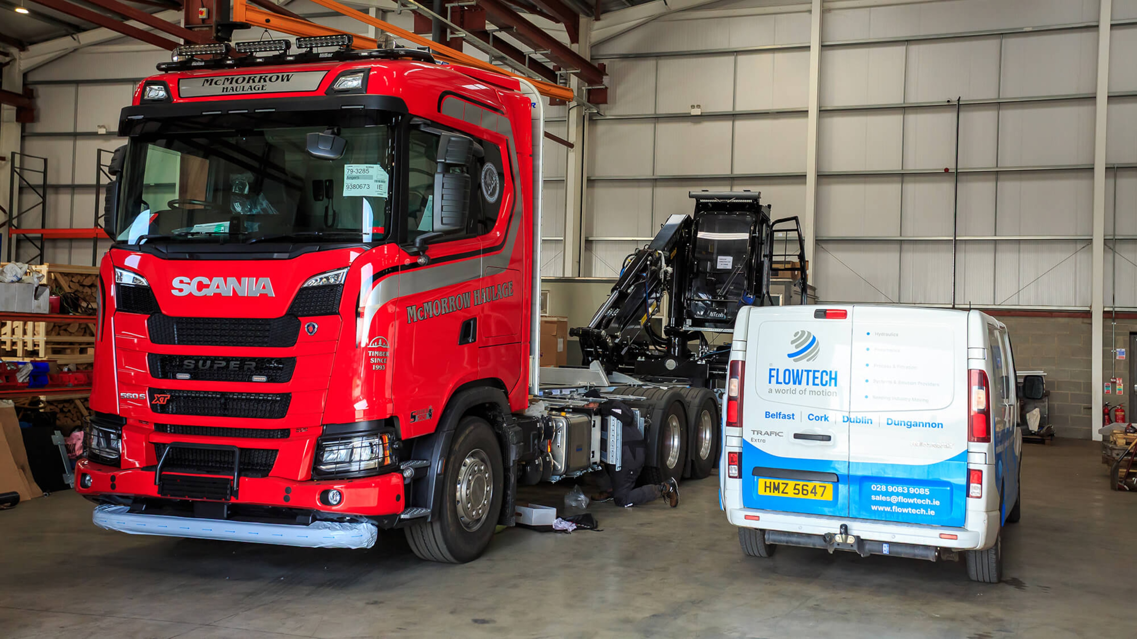 On Site Installation Truck