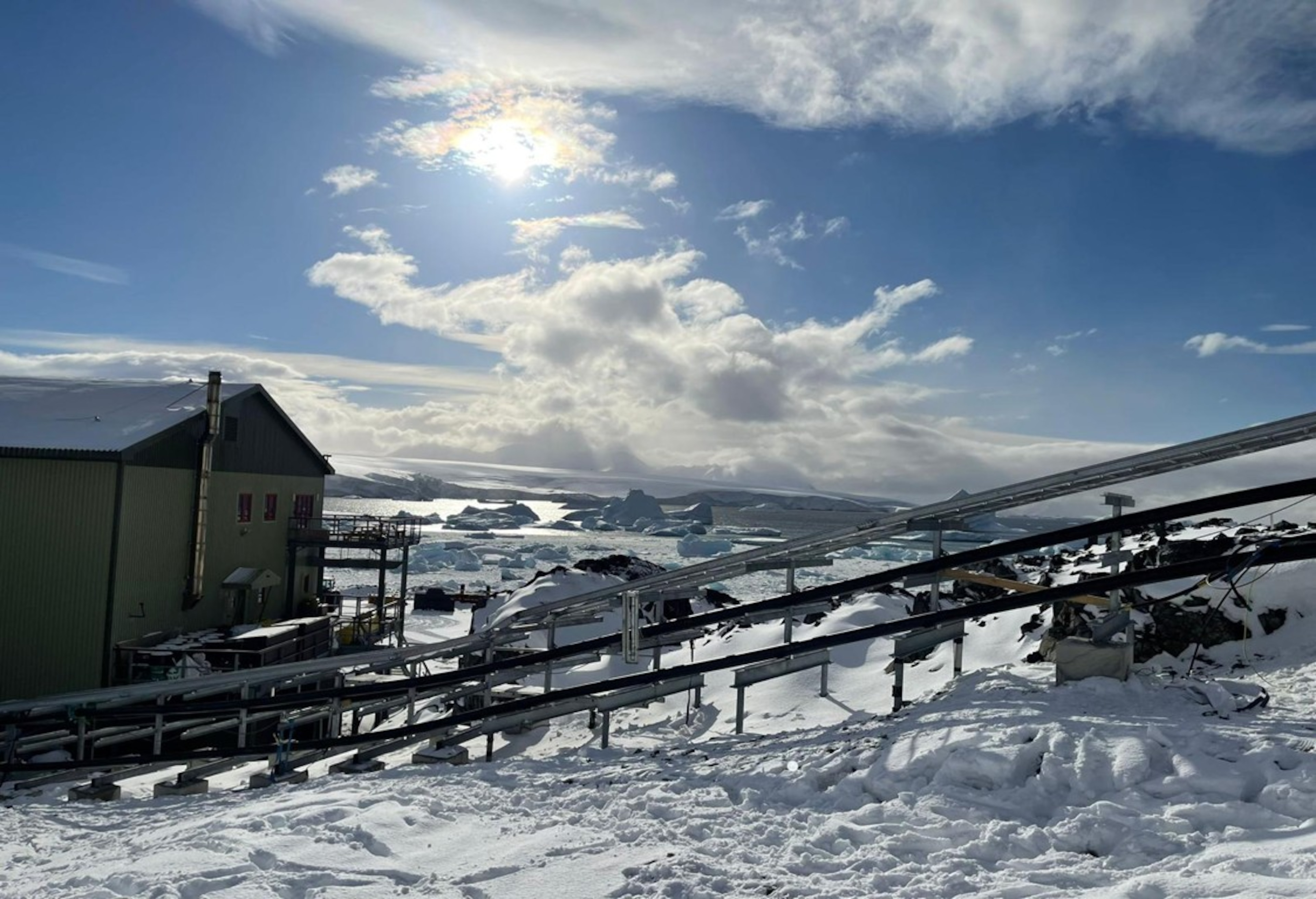 Rothera research station pipework
